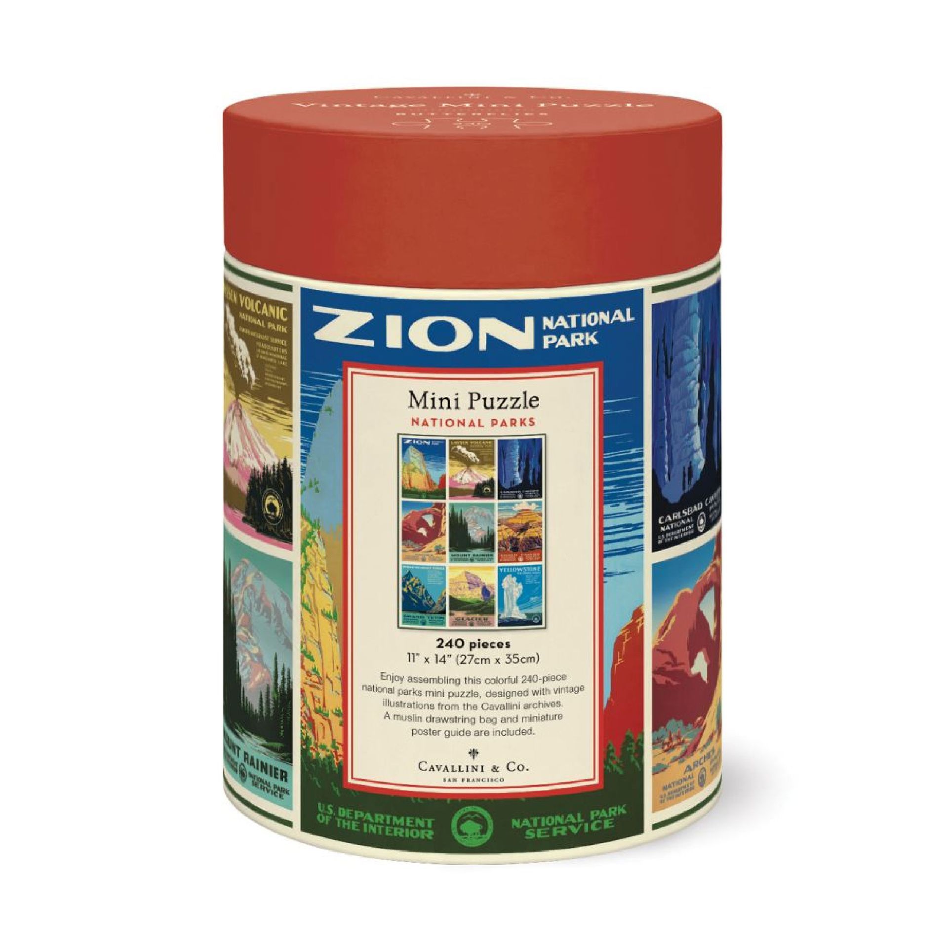 Puzzle National Parks 240 Peças (27X35cm)