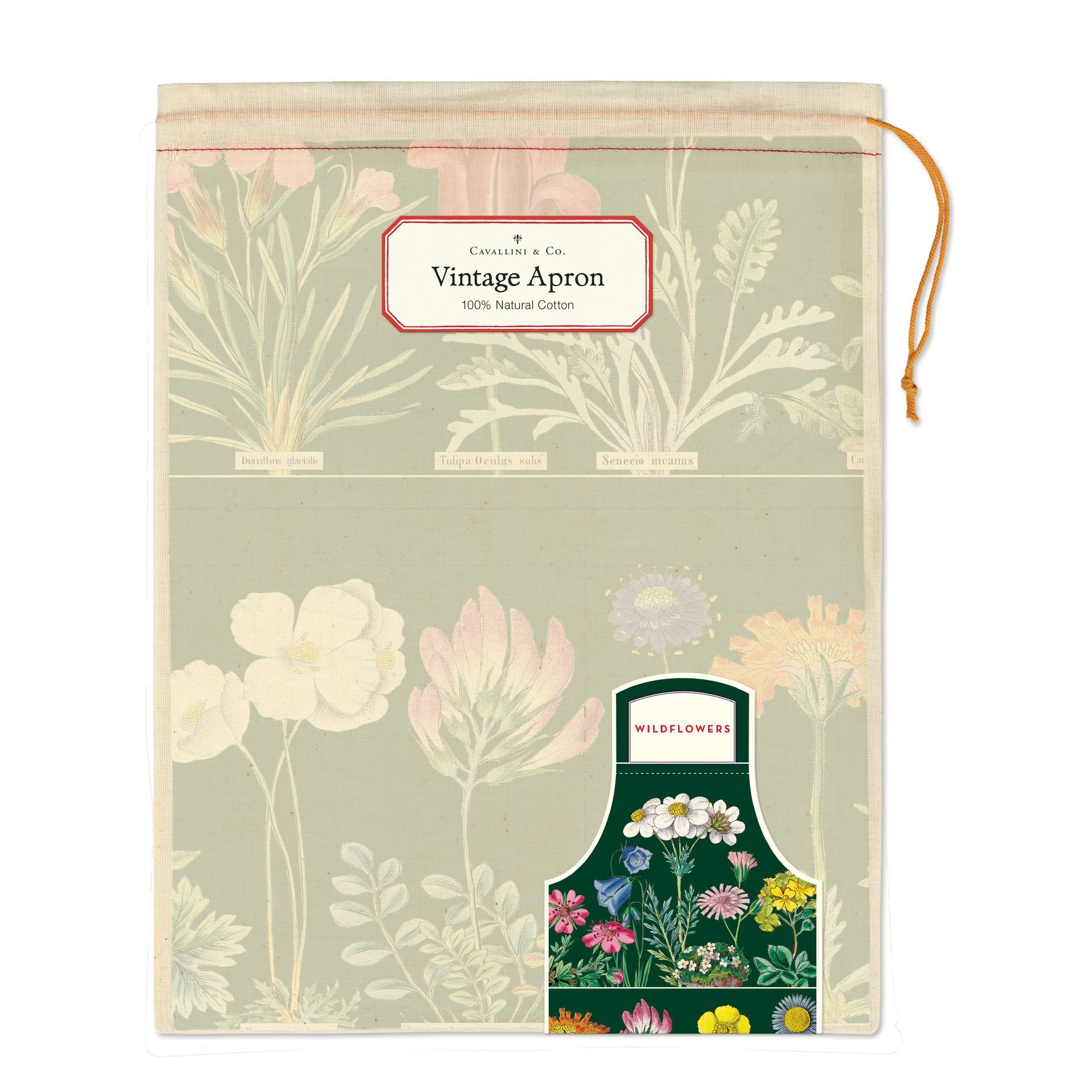 Avental Vintage Wildflowers (48X80cm)