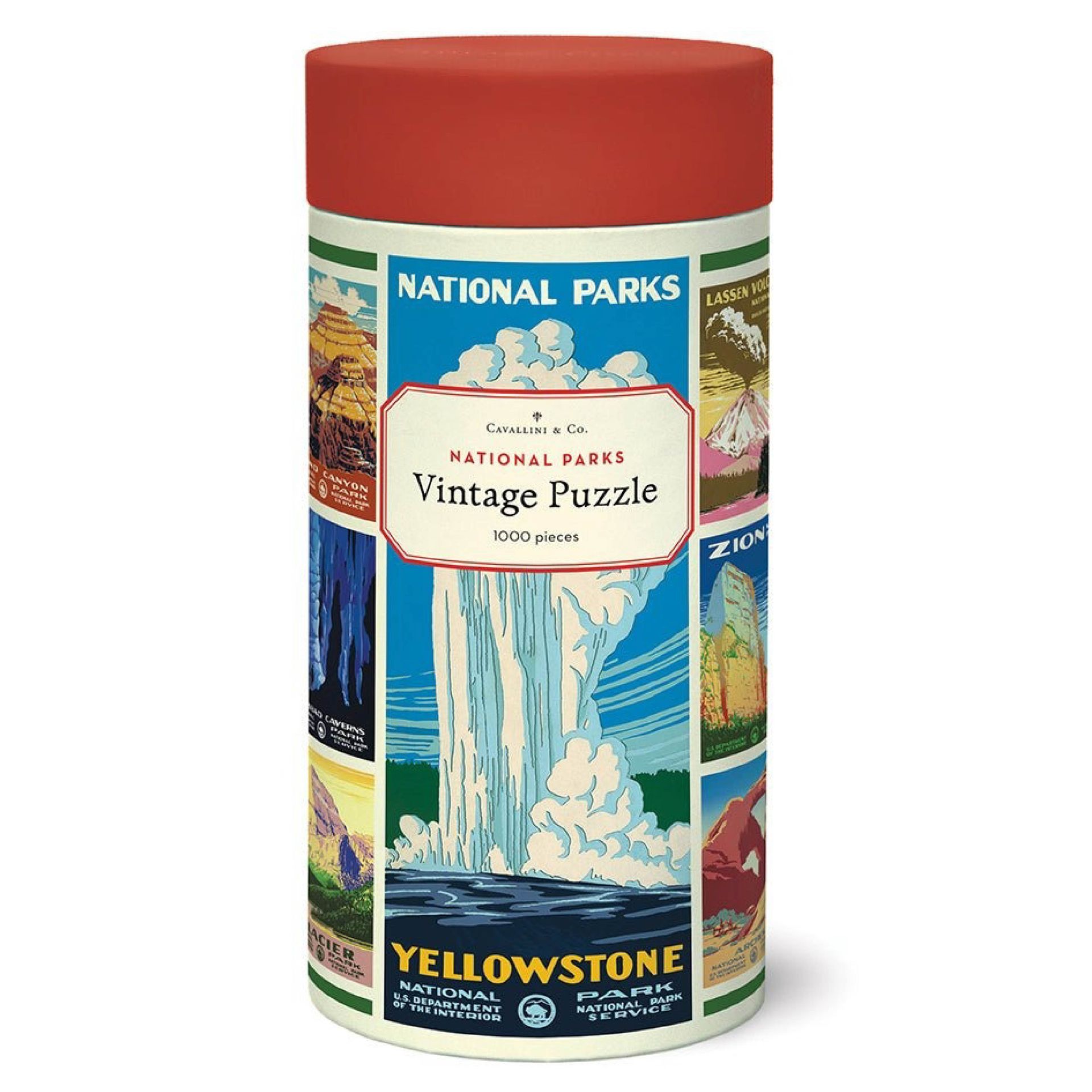 Puzzle National Parks Posters 1000 Peças (55X70cm)