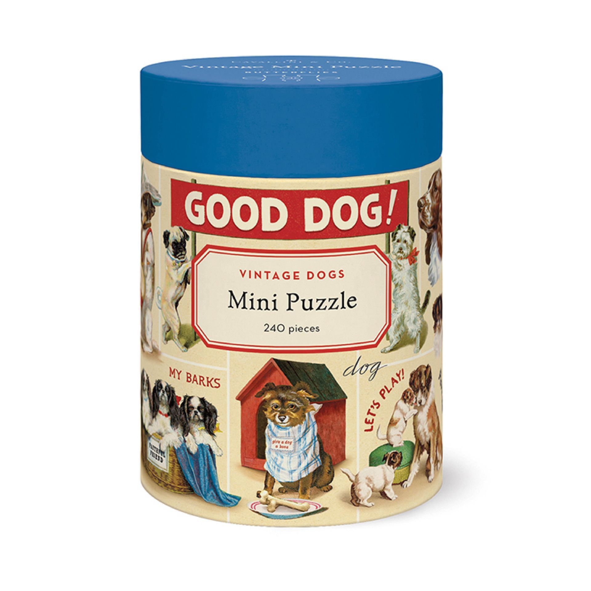 Puzzle Vintage Dogs 240 Peças (27X35cm)