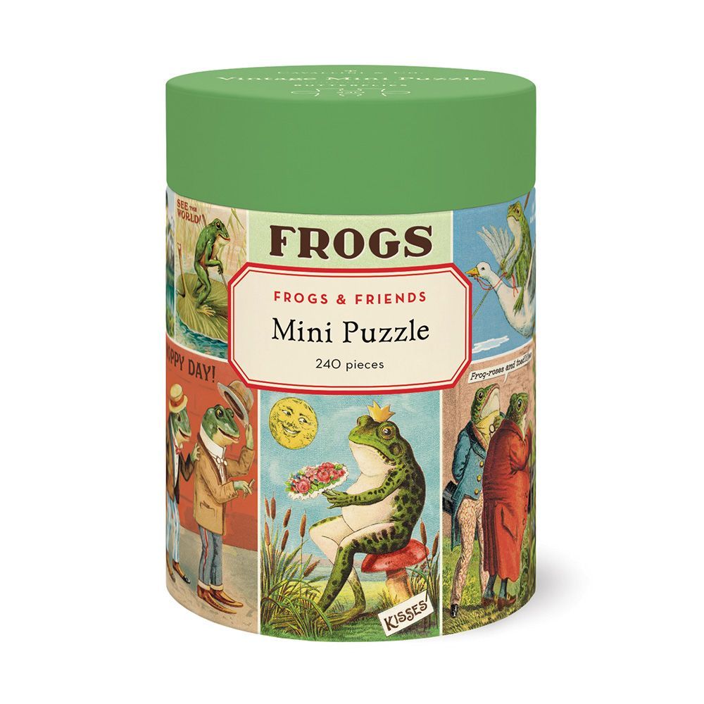 Puzzle Vintage Frogs & Friends 240 Peças (27X35cm)