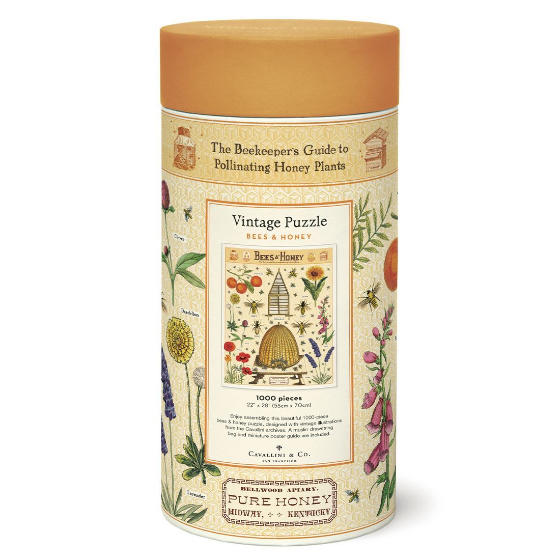 Puzzle Bees & Honey 1000 Peças (55X70cm)
