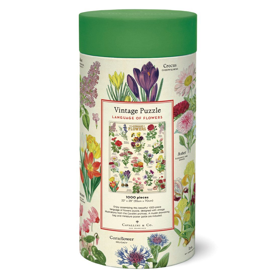 Puzzle Language of Flowers 1000 Peças (55X70cm)