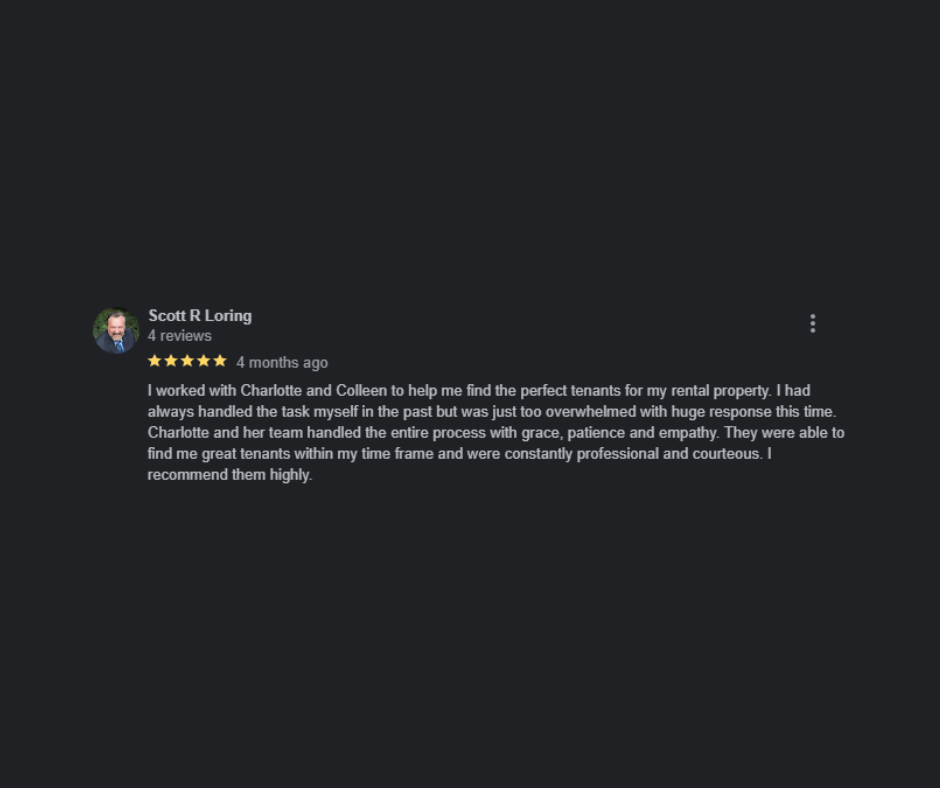 Scott R Loring Google review - 5 Stars