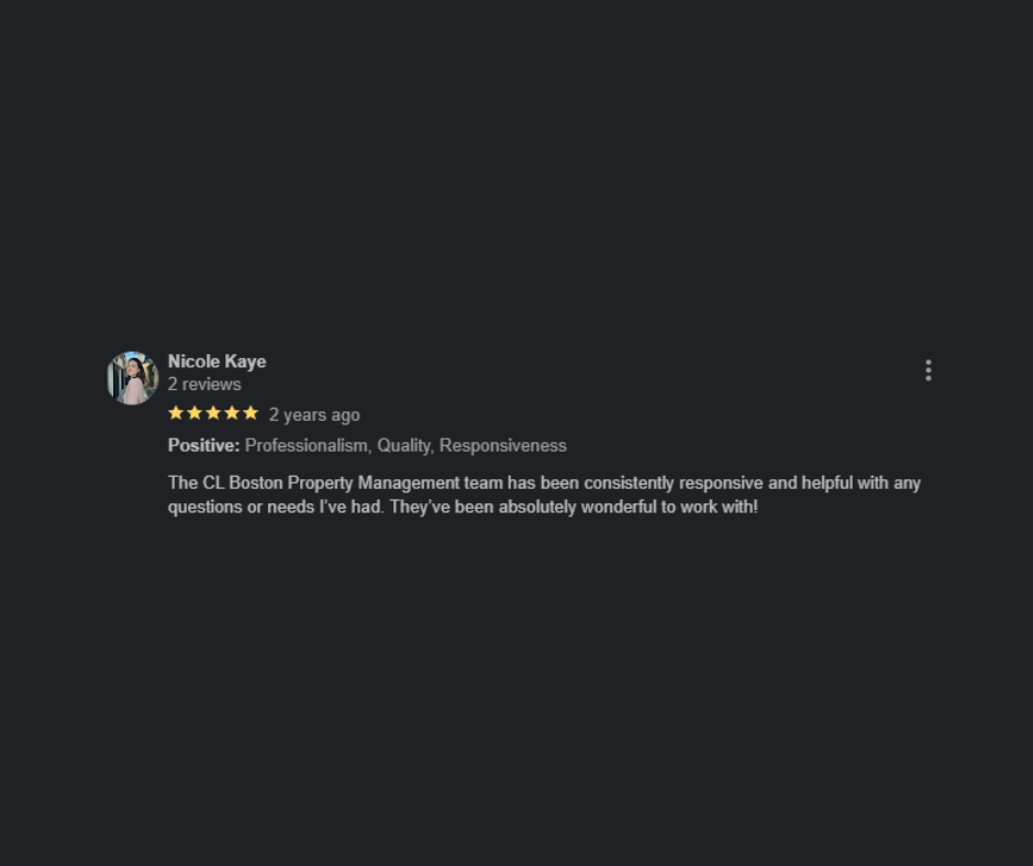 Nicole Kaye Google review - 5 Stars