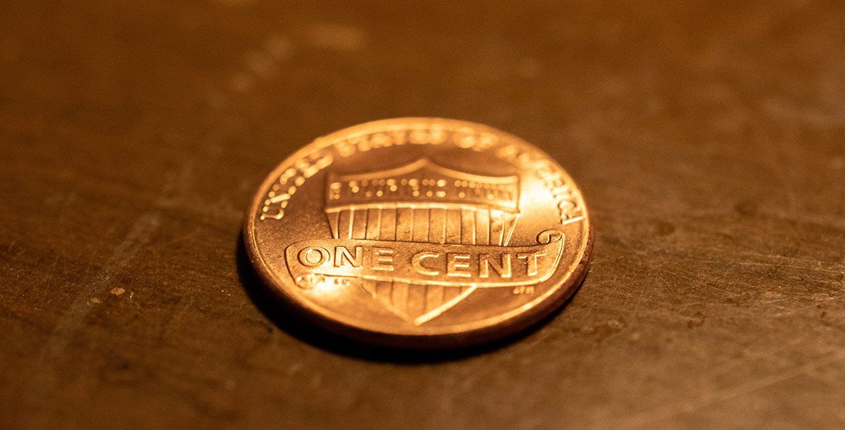 down to the penny
