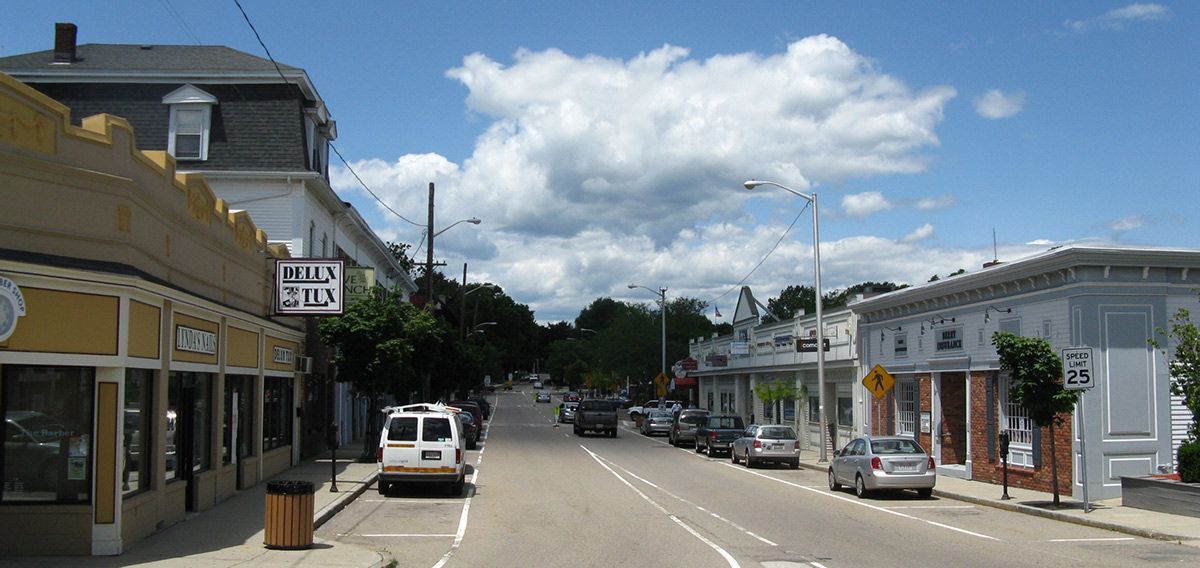 Downtown Franklin Massachusetts