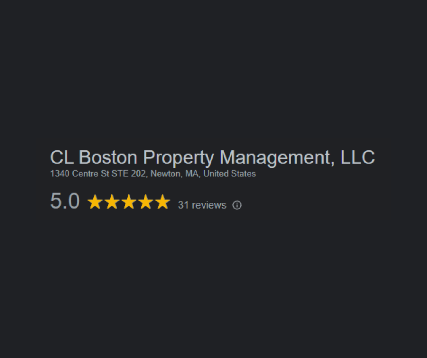 Click to leave us a google review