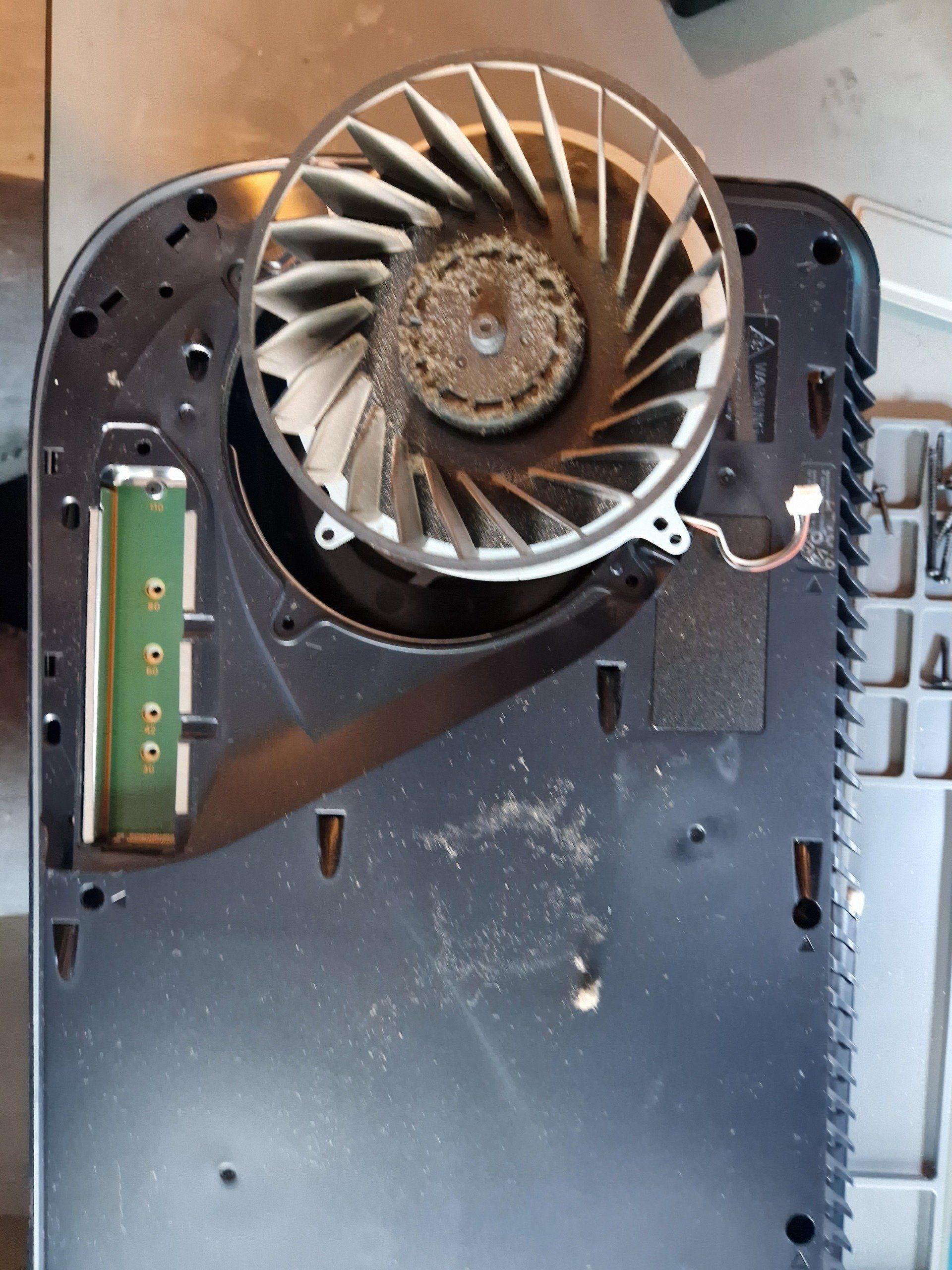 PS5 fan Onderhoud