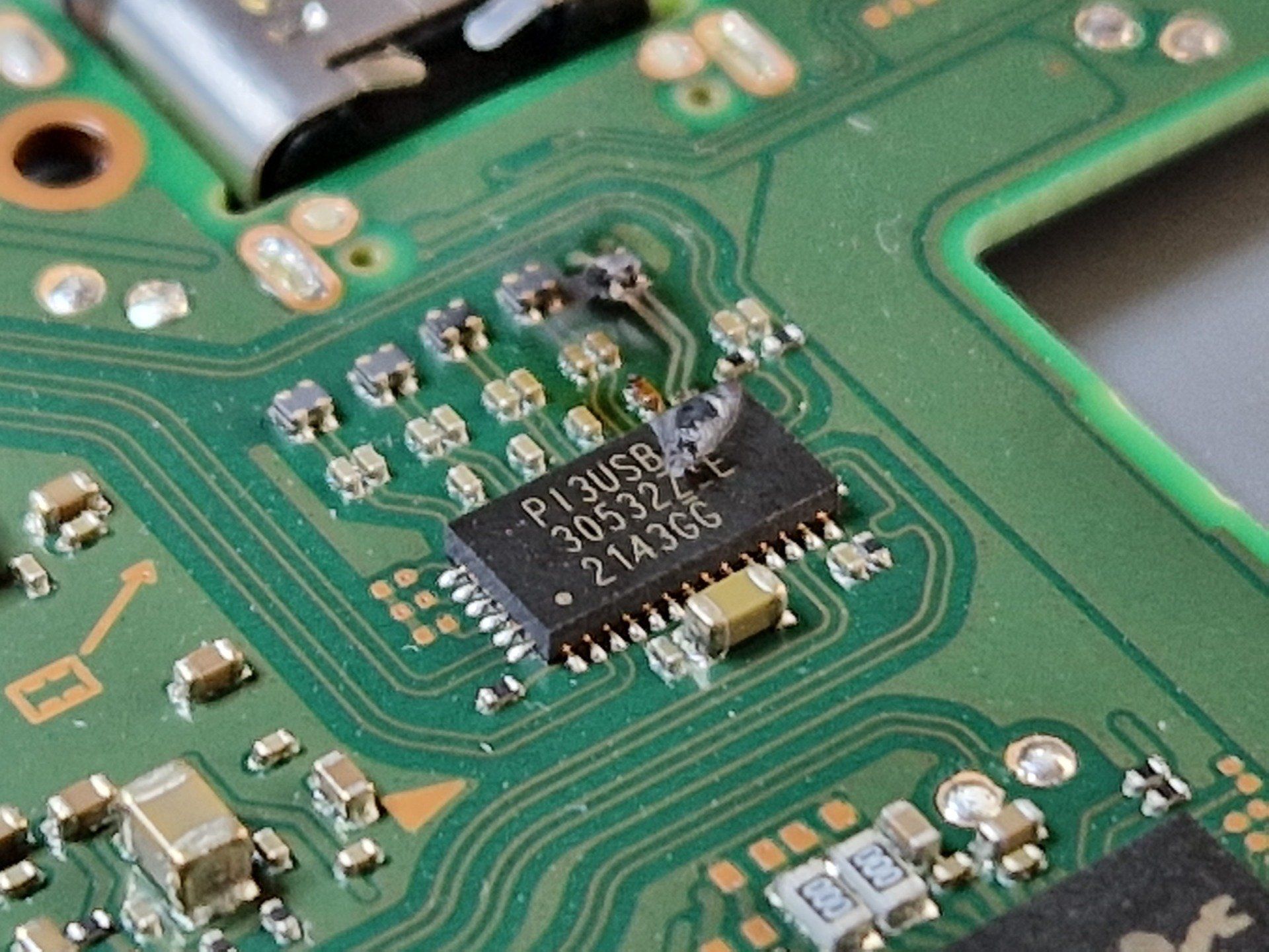 P13USB vervangen