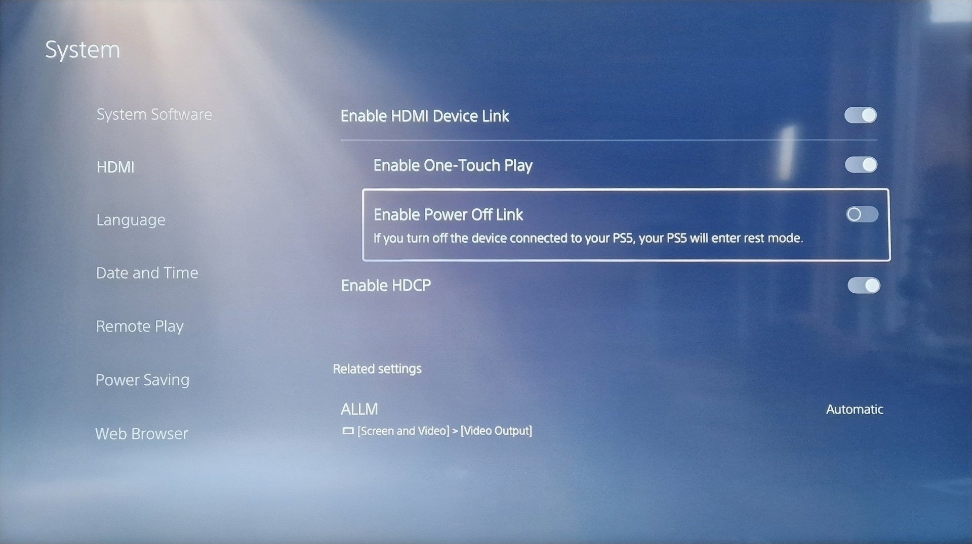 PS5 Device Link