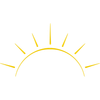 Shield logo with house, stars, and American flag colors, surrounded by golden laurel leaves.
