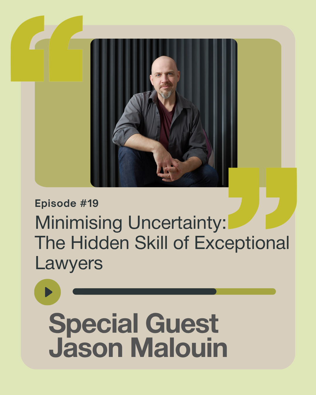 Brisbane legal recruitment friends in law podcast host Alex Correa