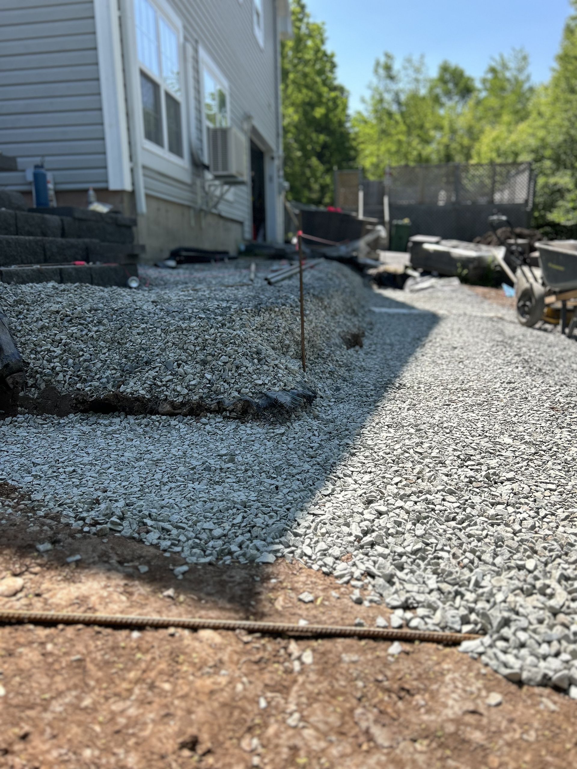 Paver patio preparation and installation in Halifax NS by Move Mountains Landscaping Inc.