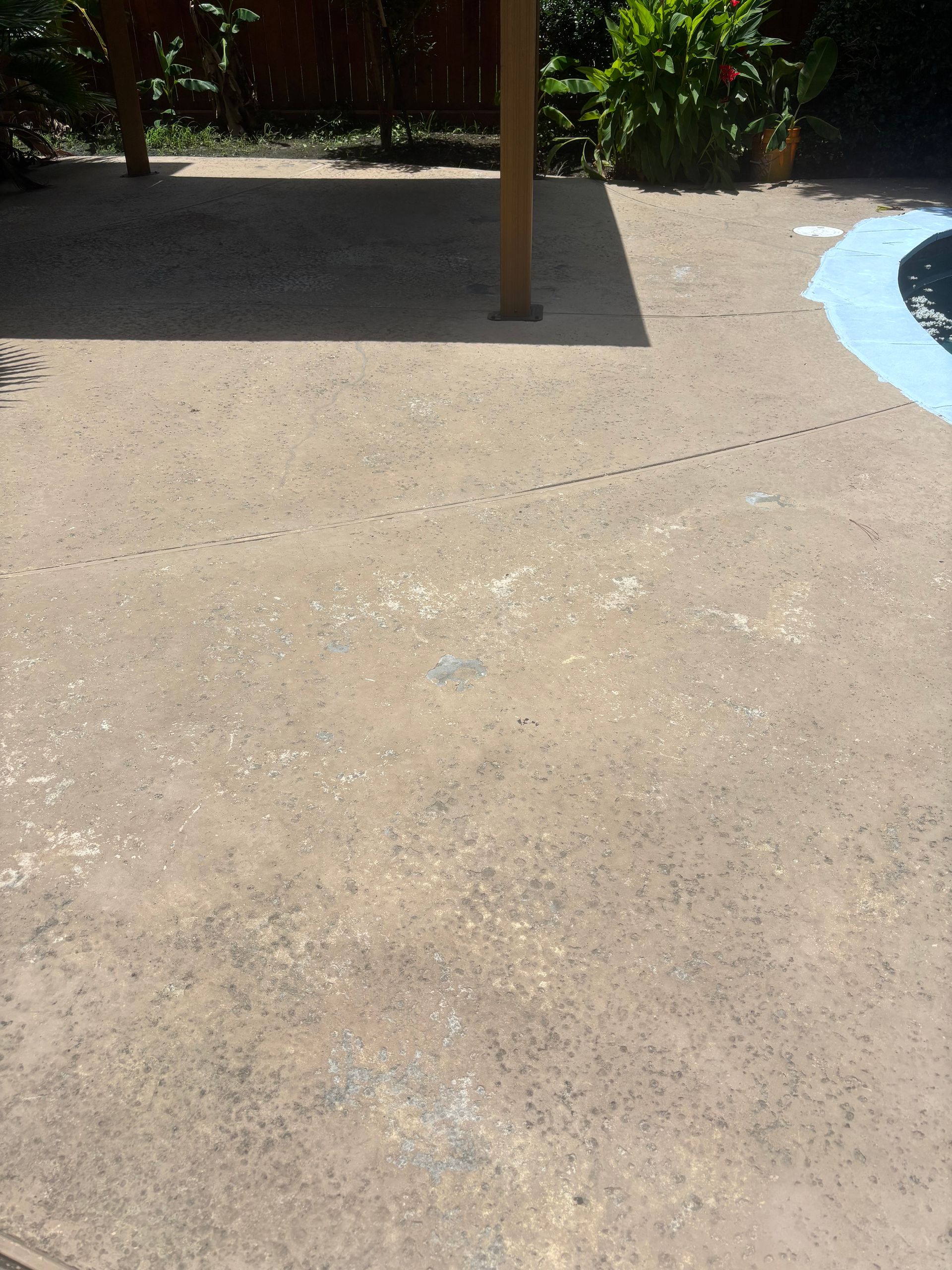Pool before restoration