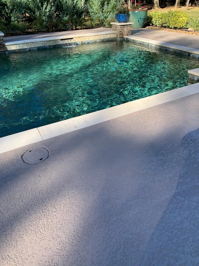 Concrete floor resurfacing project by K and M Custom Concrete in Montgomery TX