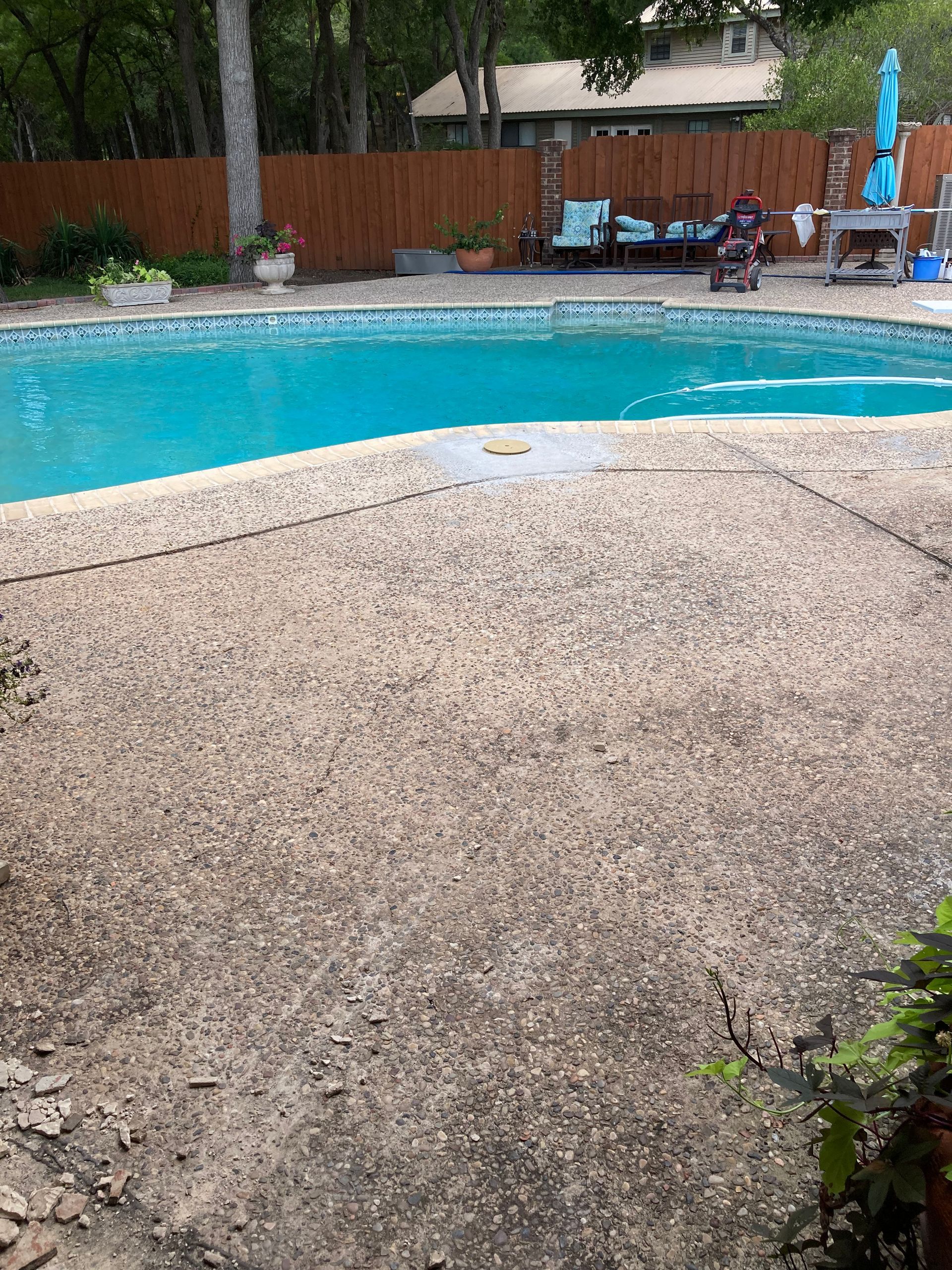 Pool before restoration