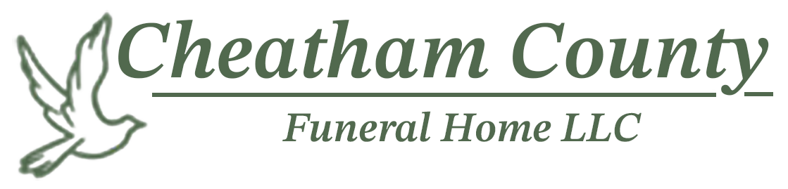 Cheatham County Funeral Home log with dove