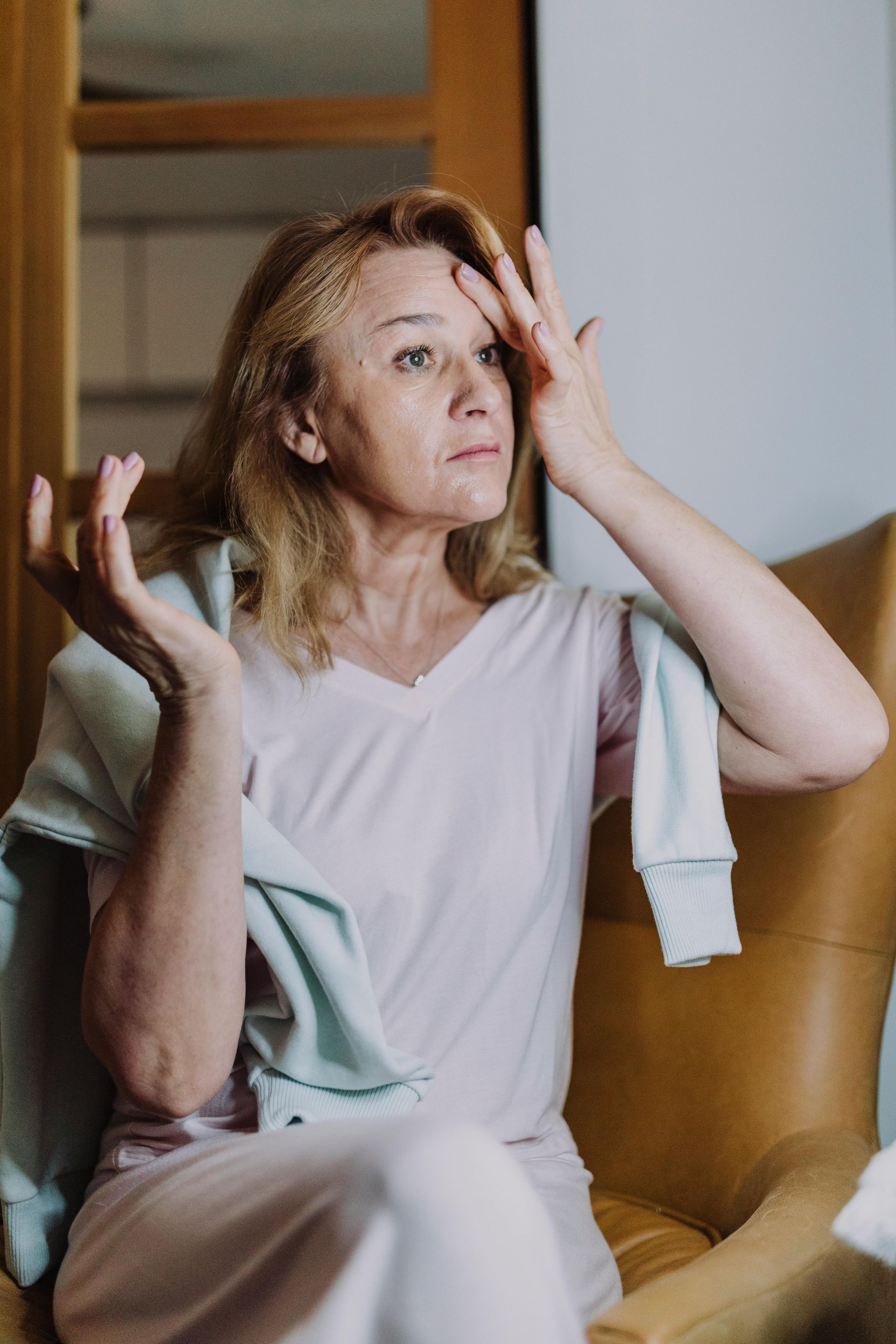middle aged woman with perimenopause 