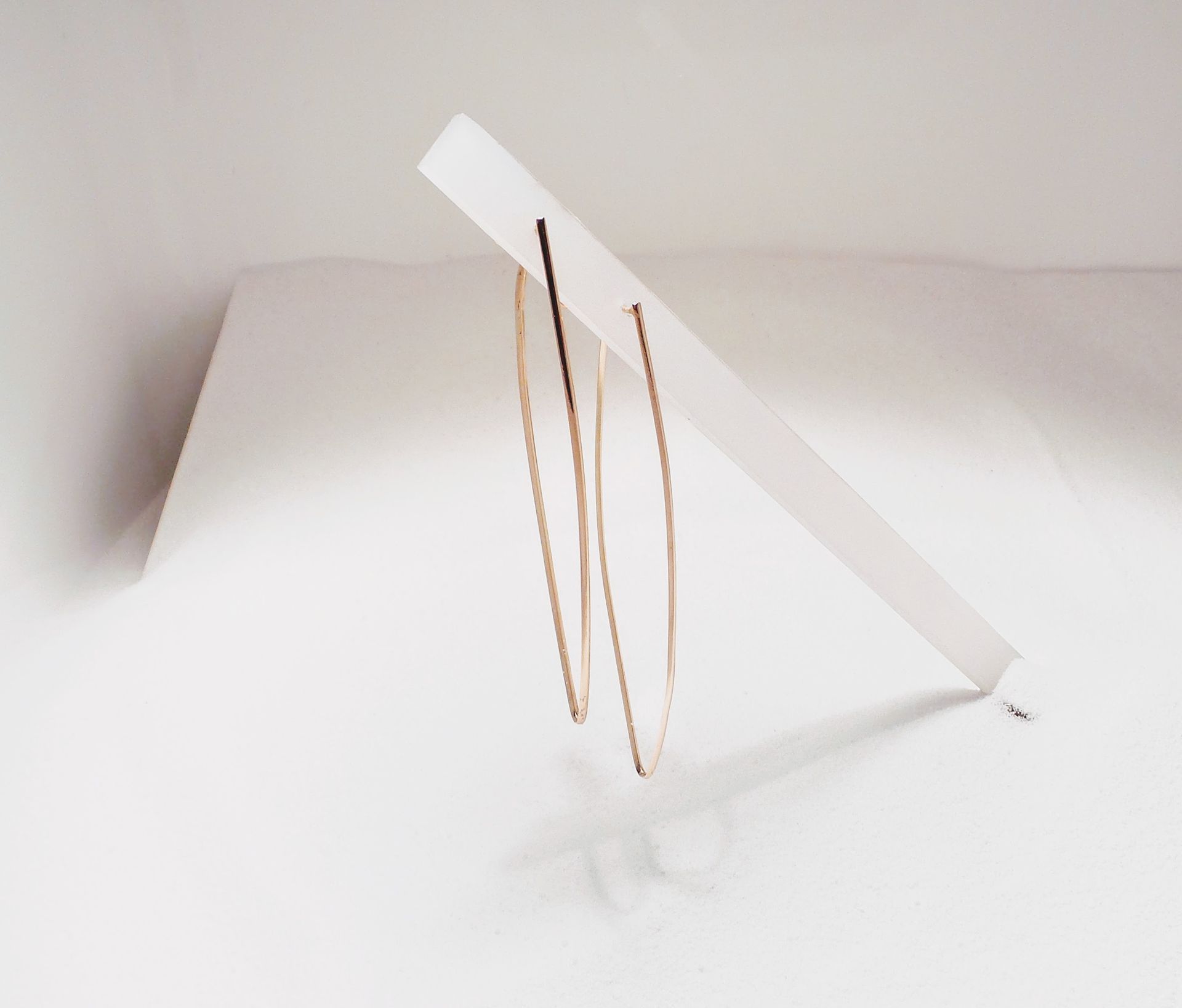Oorbellen van 24 kt goud - YK Art