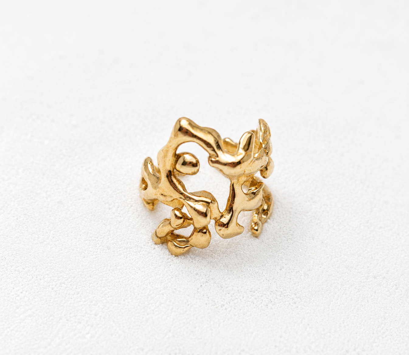 Ring van brons gemaakt met de verloren-wastechniek - YK Art