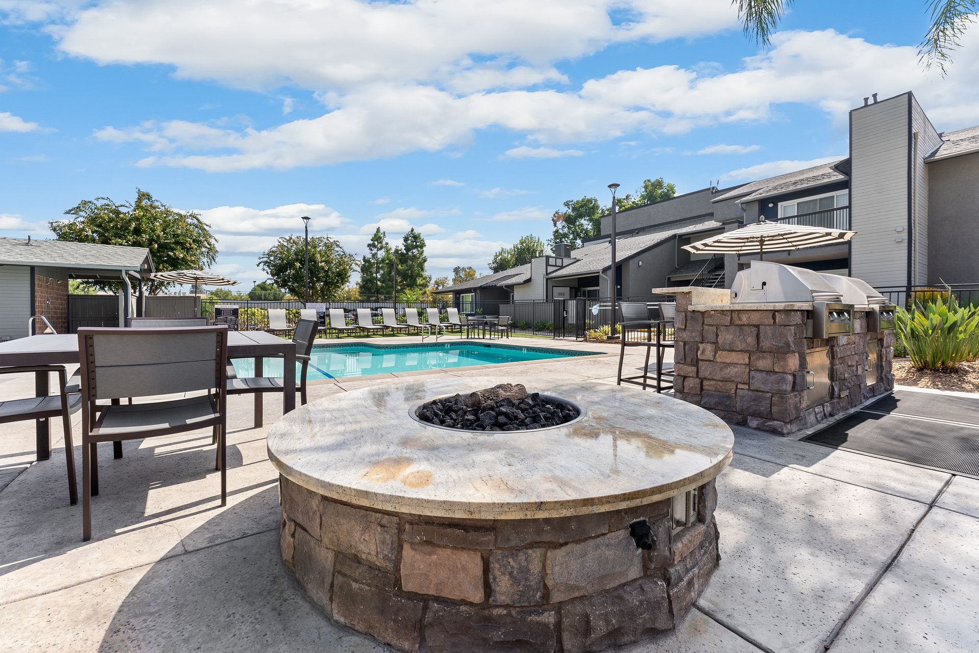 The James fire pit