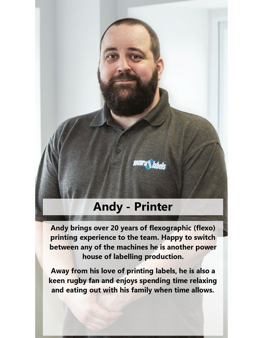 Andy - Printer at Secura Labels