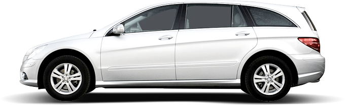 Silver station wagon side view on a white background | Mears Automotive