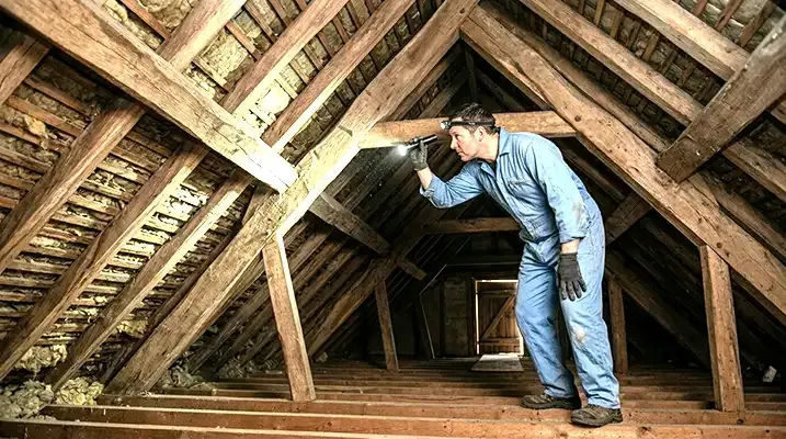 Call now information and Booking Roof space has critical elements inspected also looking for moisture in high risk cairns region.
