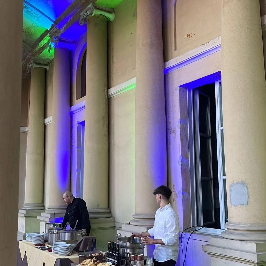 buffet set-up