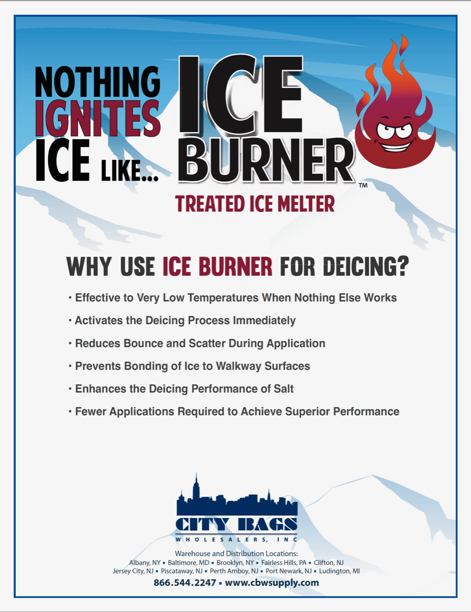 Ice Burner Treated Ice Melter- Ice Melt