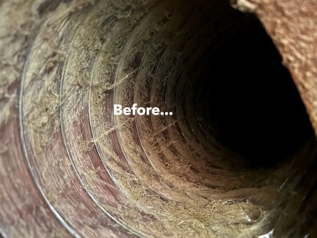 Duct before