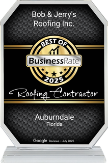 Award for Bob & Jerry's Roofing Inc. as 
