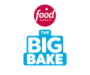 Food Network The Big Bake logo in red and blue
