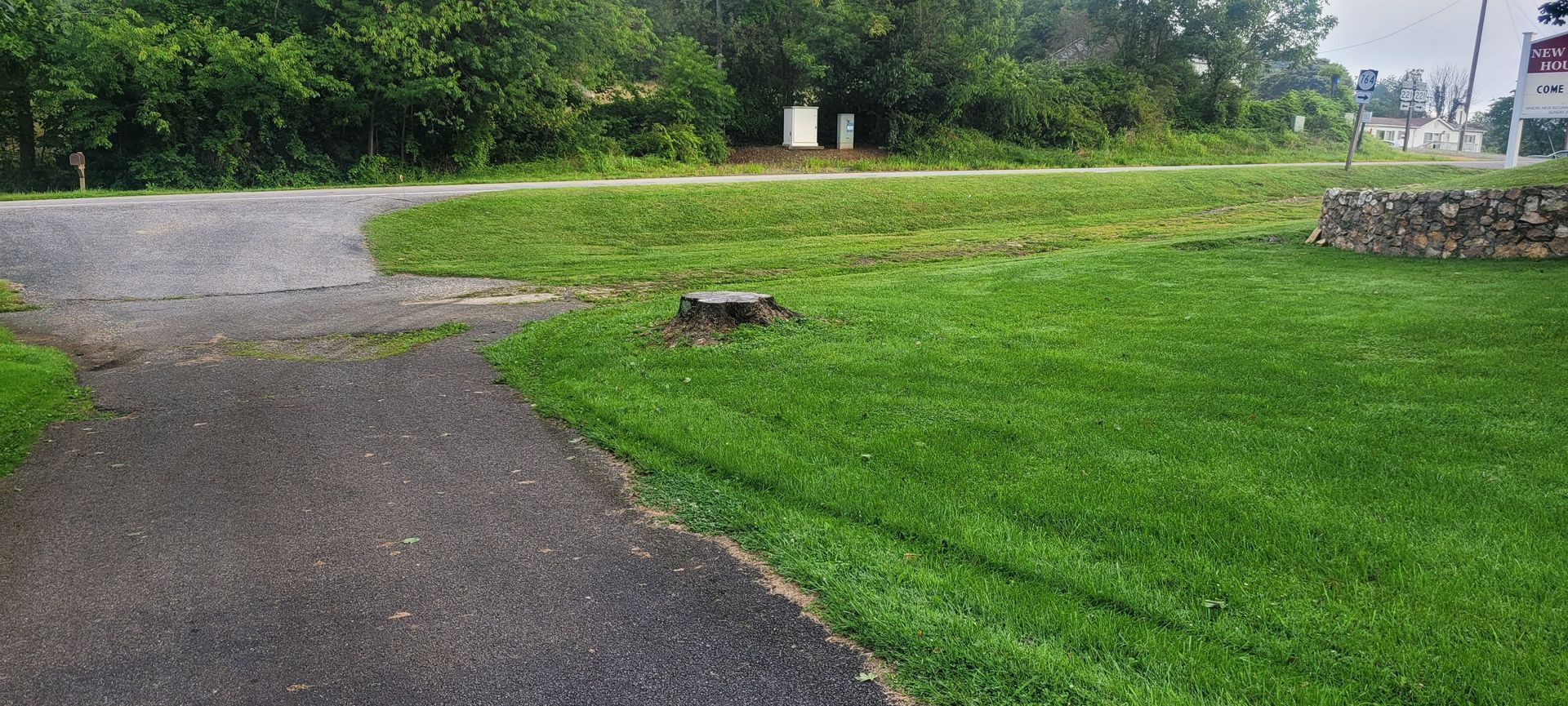 debris clean up Blacksburg Va Before