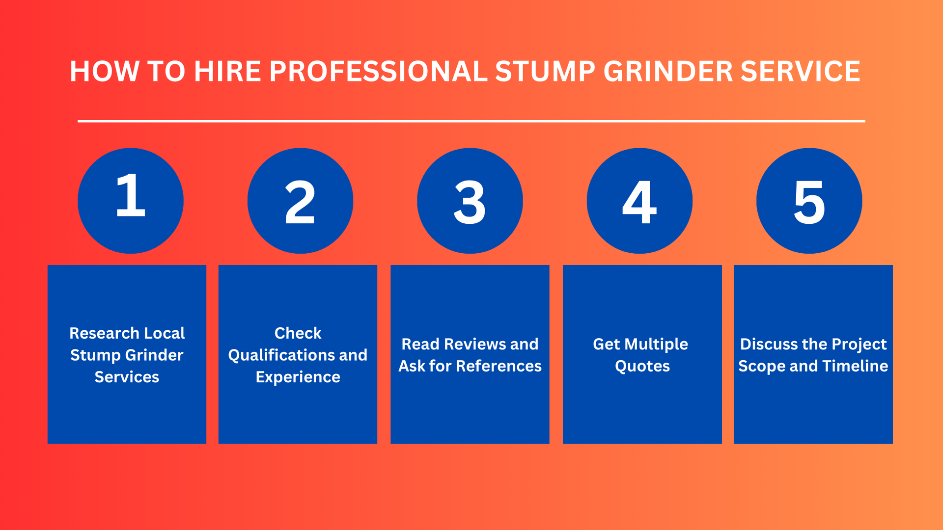 Professional Stump Grinder
