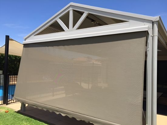 A House With A Large Awning On The Side Of It — Western Tarps and Motor Trimming In Dubbo, NSW