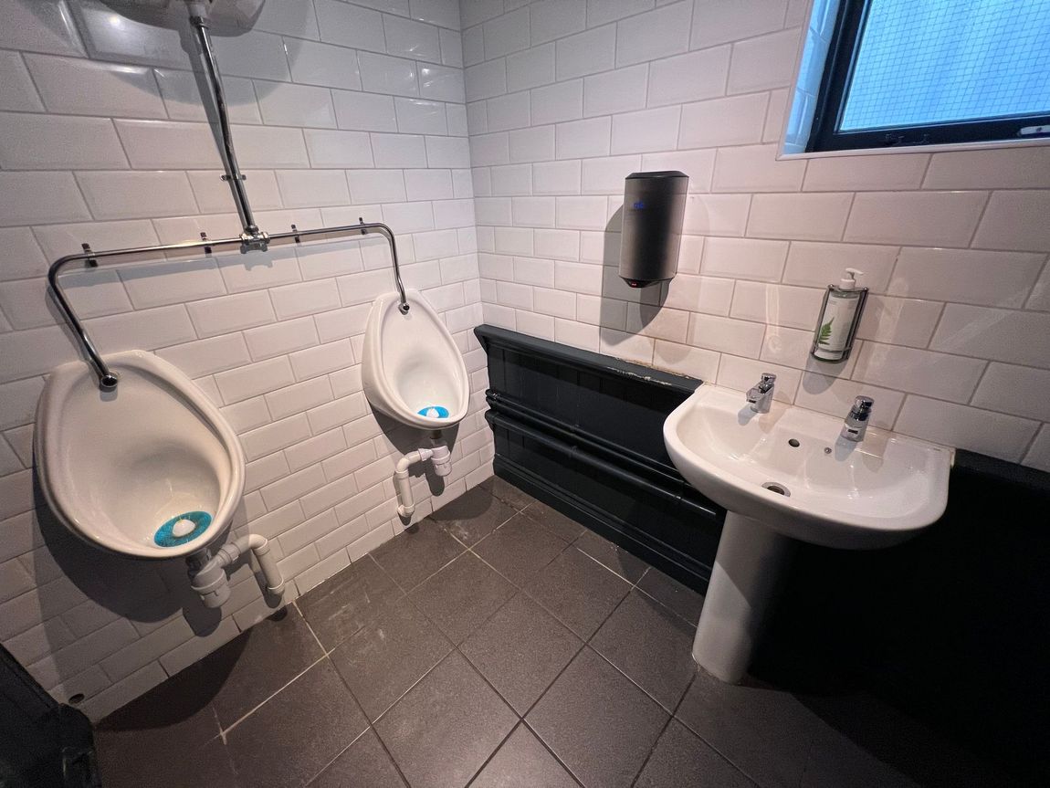 Toliet that we clean