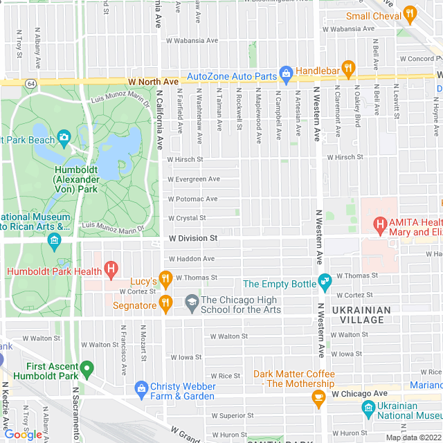 Map of business location