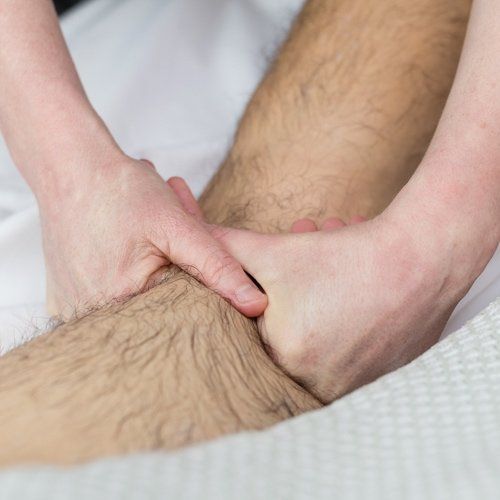 Photo of a person receiving a Swedish Massage
