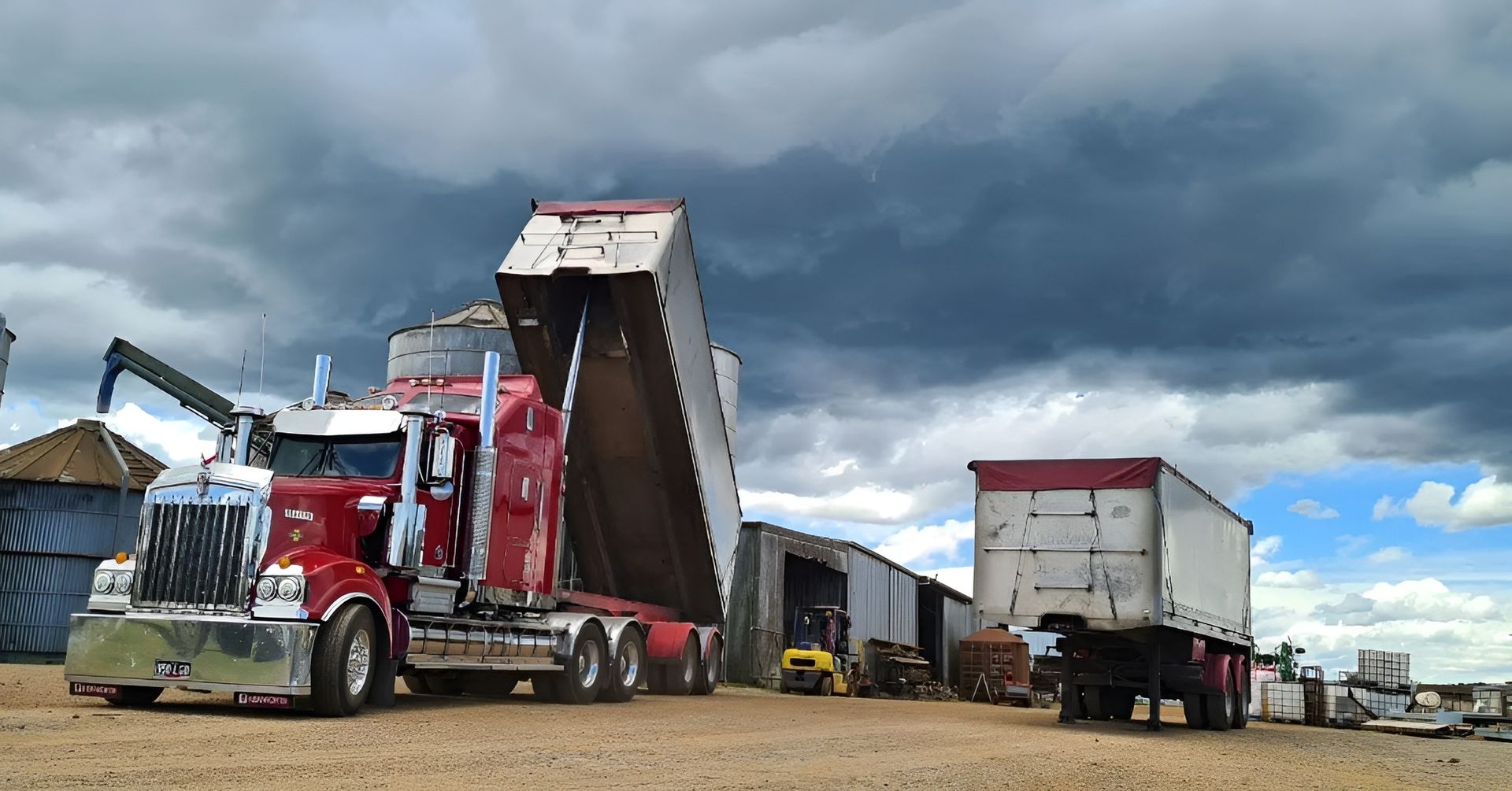White Semi-Truck Driving on a Highway — A & S Cuthel Earthmoving & Transport in Bellingen, NSW