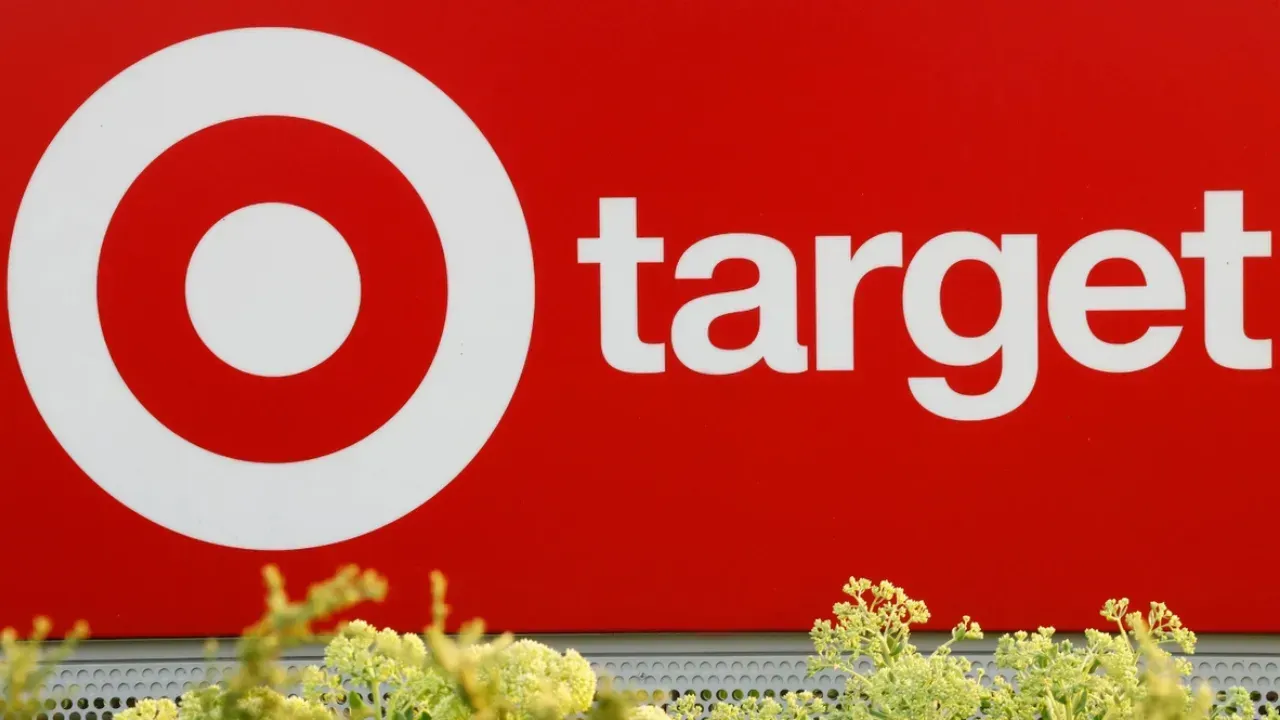 A Target store logo featuring a red bullseye symbol and the word 