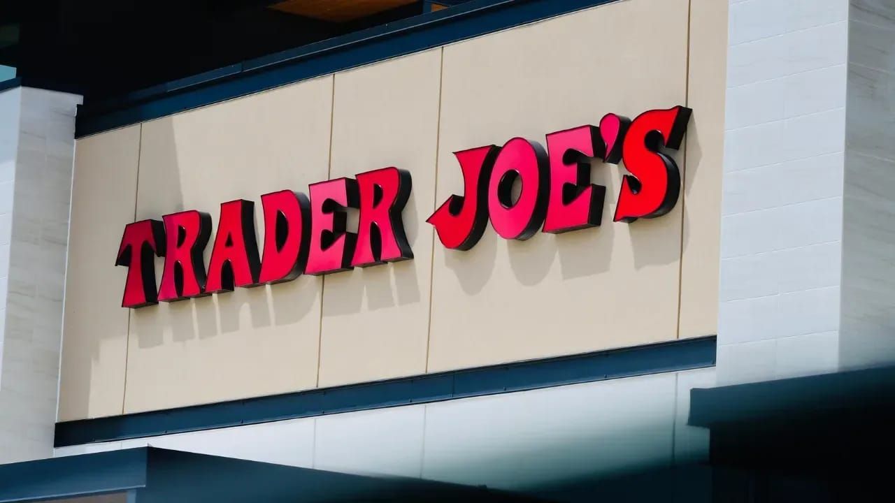 A flat, single-story retail building with a