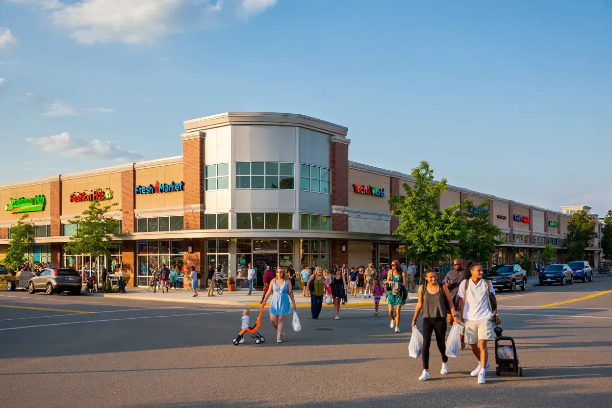 The front of an aldi store with a sign in front of it.