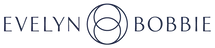 A logo for evelyn bobbie with a circle in the middle.