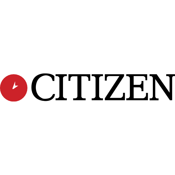 Un logo cittadino con un cerchio rosso e un fulmine.