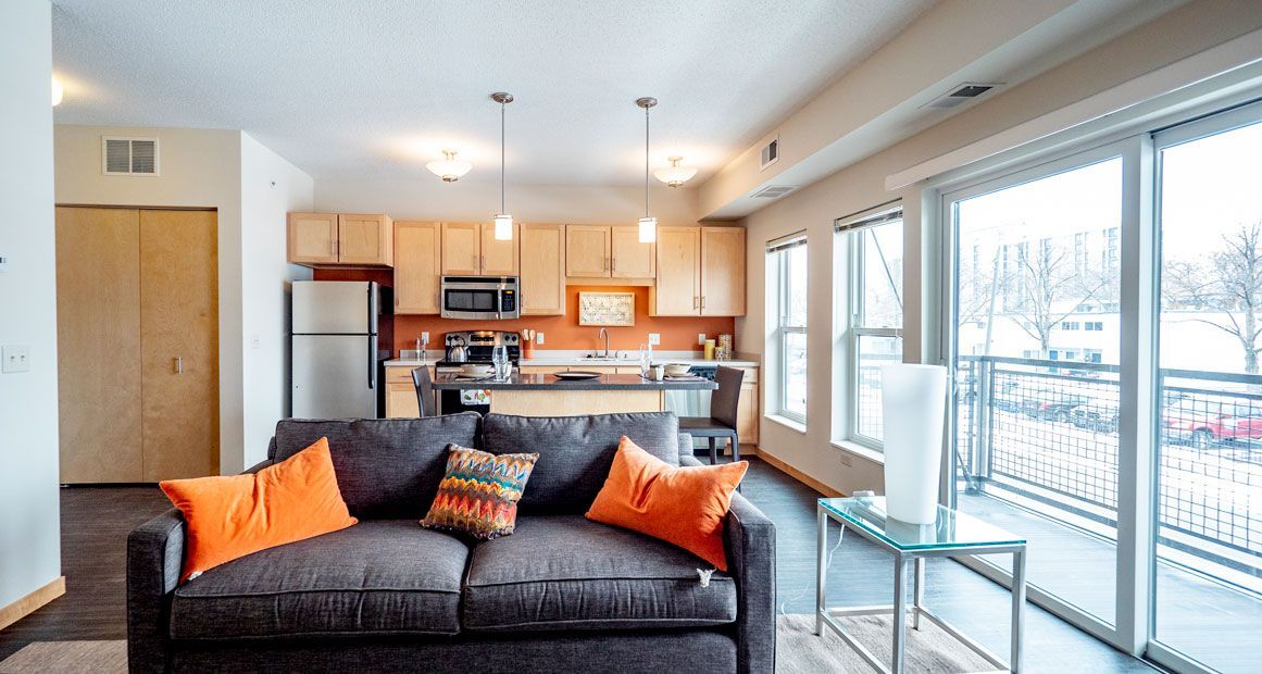 apartment floor plan.