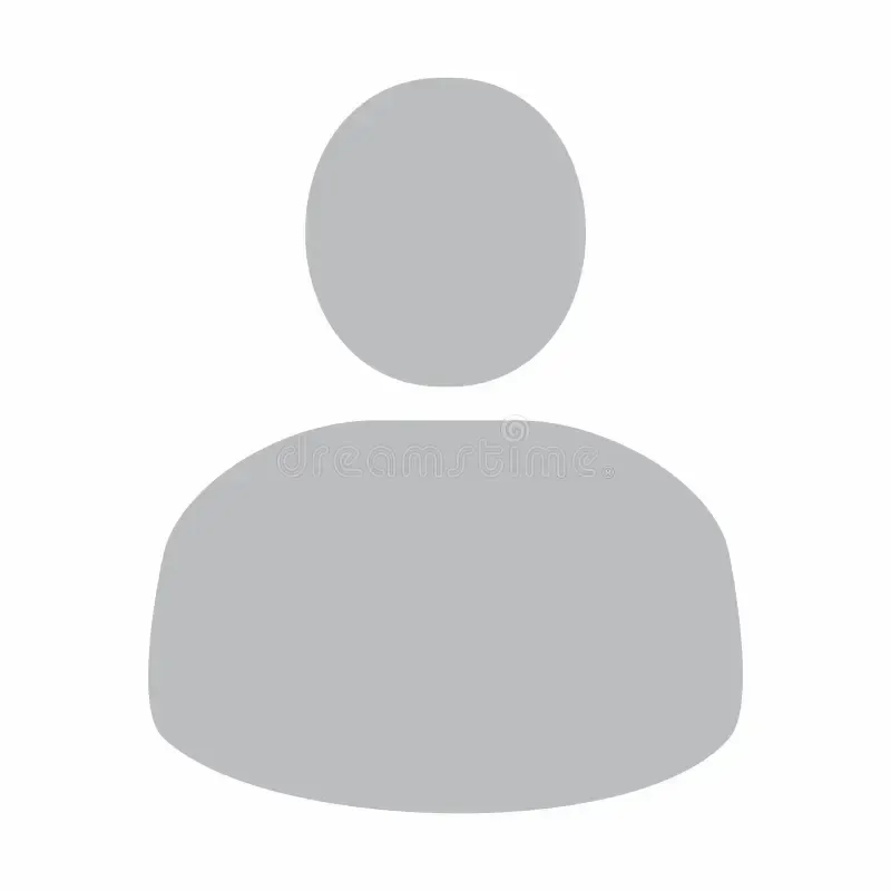 Gray generic user avatar icon on white background