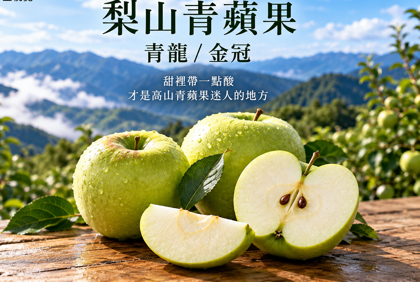梨山青蘋果｜無臘・無農藥