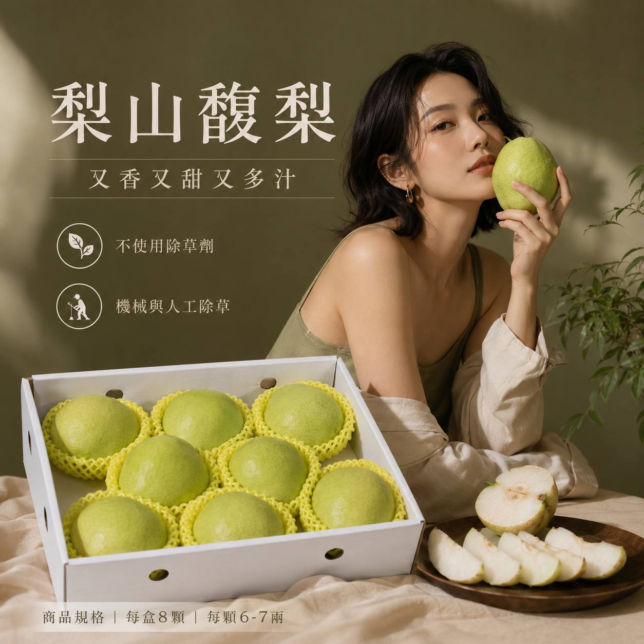 稀有梨山馥梨-草生栽培無農藥